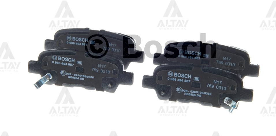 Nissan Qashqai Arka Fren Balata OEM D4M601BN0A Nissan Qashqai Arka Fren Balata OEM D4M601BN0A